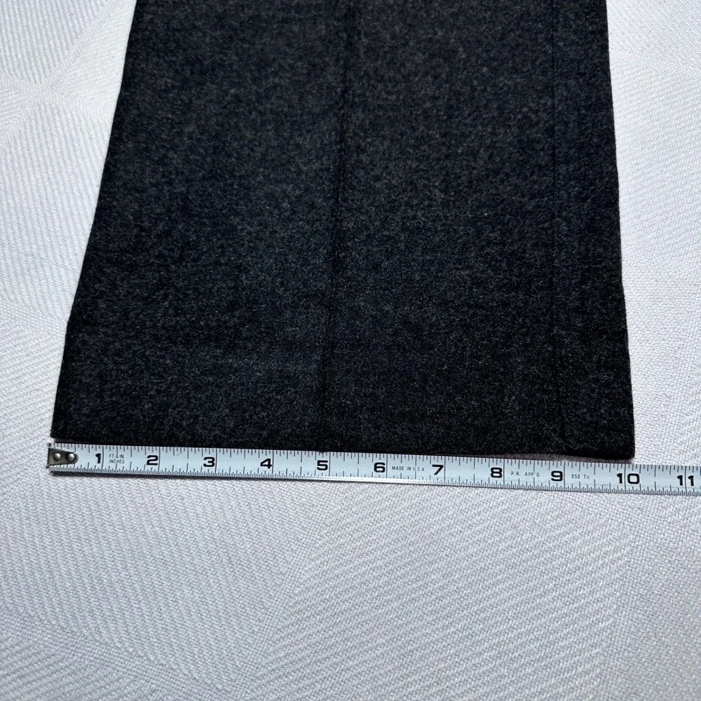 J.Crew Cargo Pants Mens 38x30 Wool Blend Button Fly Straight‎ Wide Leg Charcoal